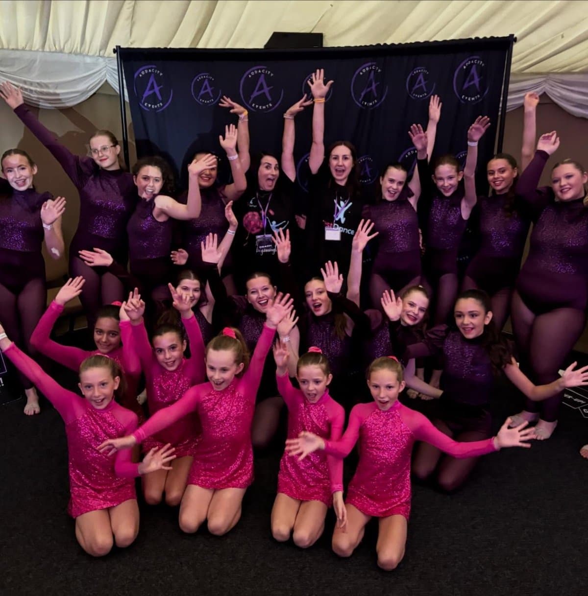 Zest Dance competition large group at Addacity