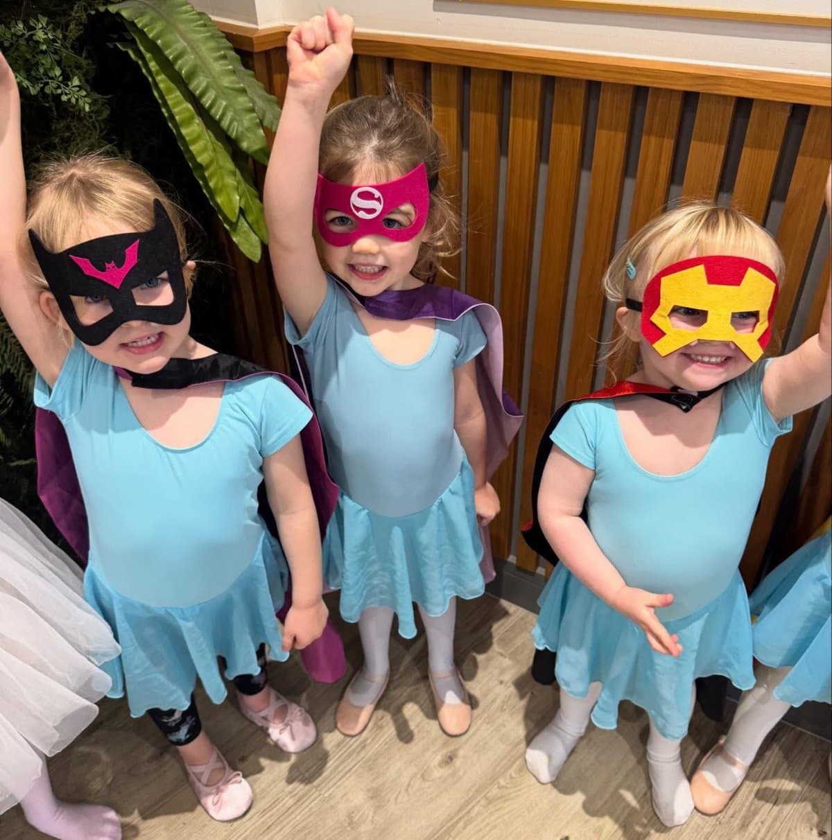 Superhero-themed toddler event day