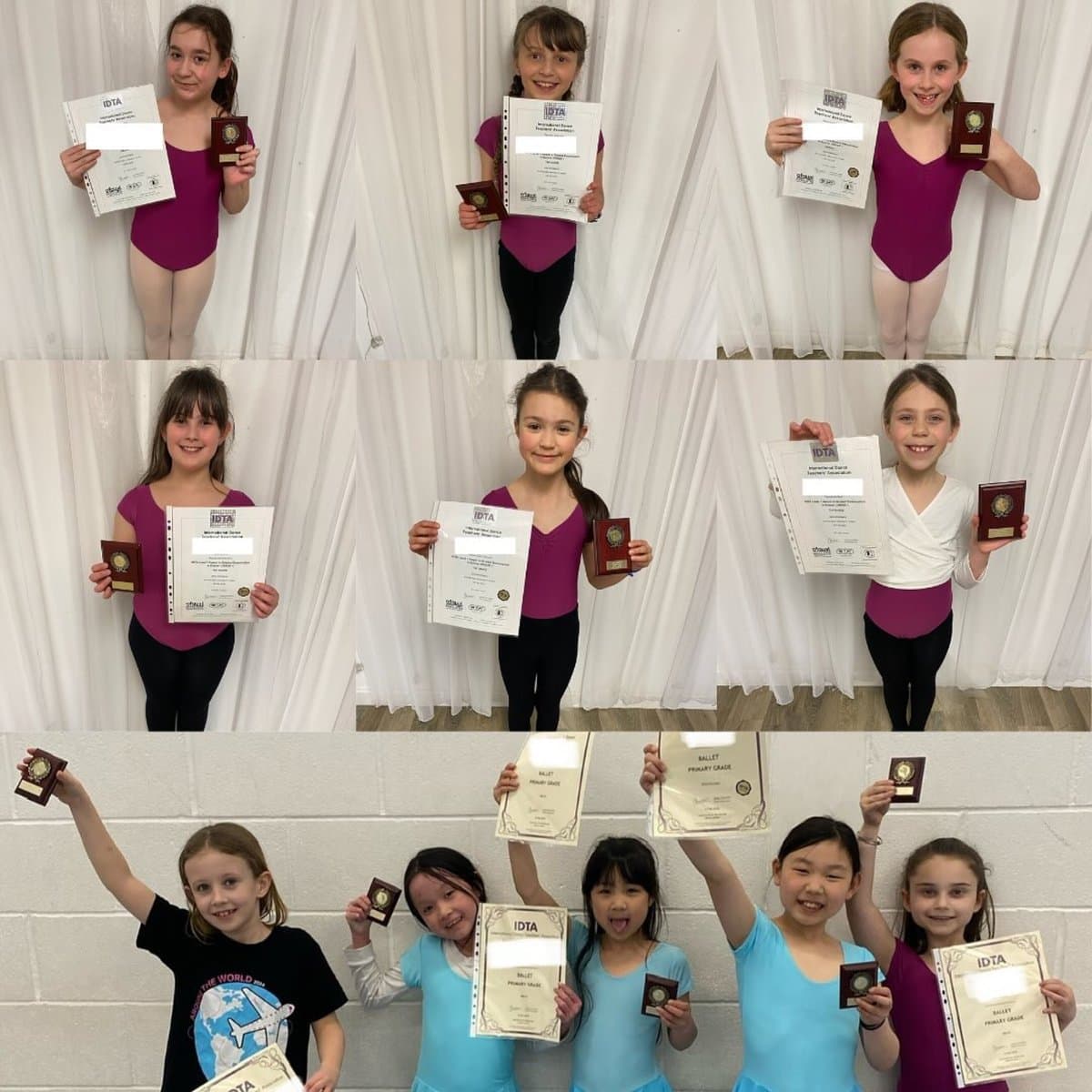 Zest Dance IDTA exam celebration