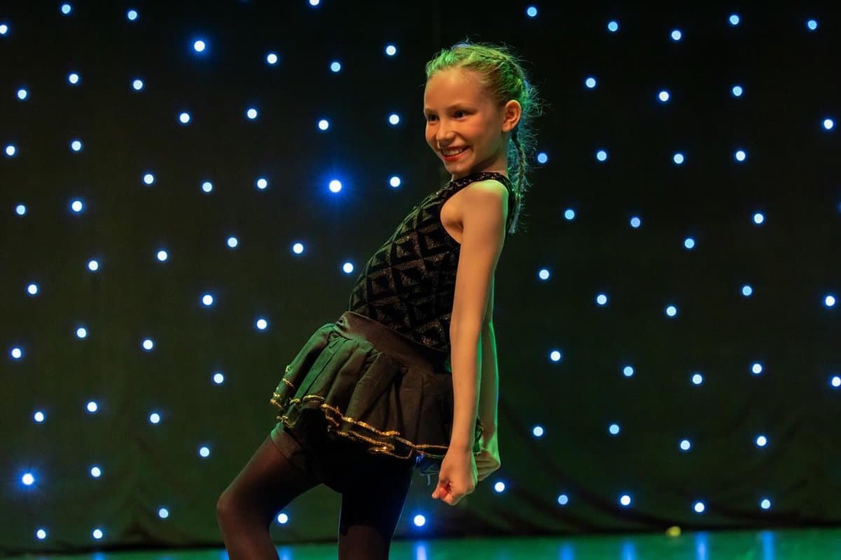 Irish solo performance on stage