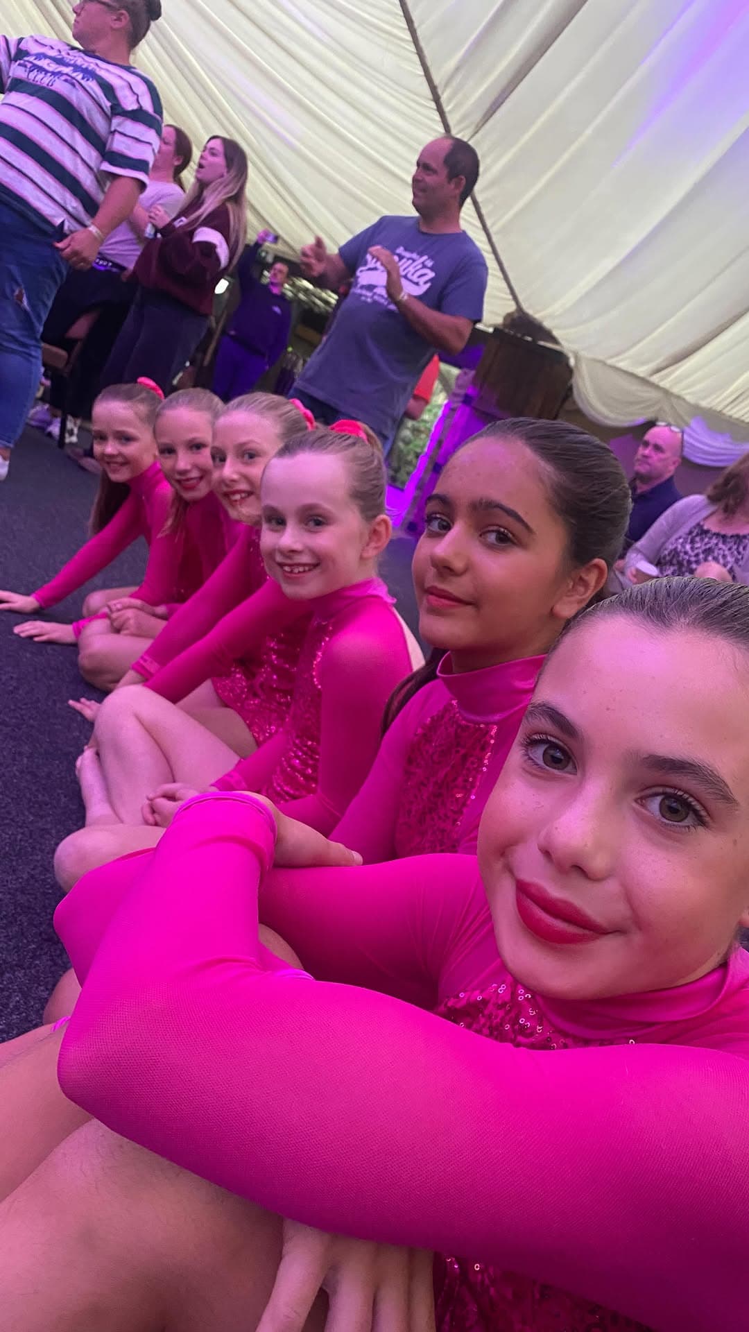 Zest Dance Stratford competition team in performance costumes